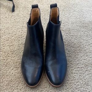 Black madewell booties size 7.5.